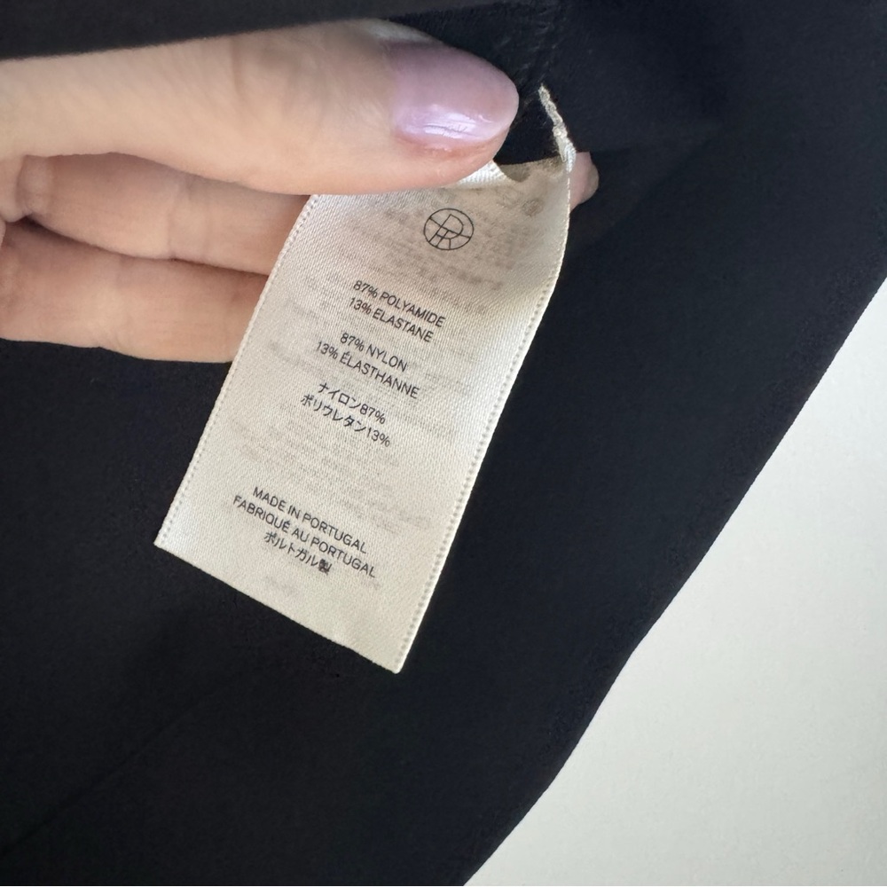 The Row Shellane Black Scuba Sleeveless Crewneck Top - Picture 4 of 9